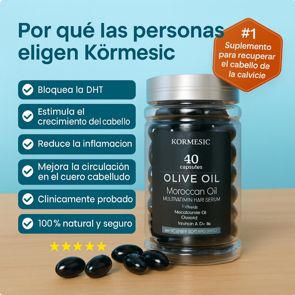 Recupera tus Cabellos y Combate la Calvicie con el Poder del Aceite de Marruecos y Oliva
