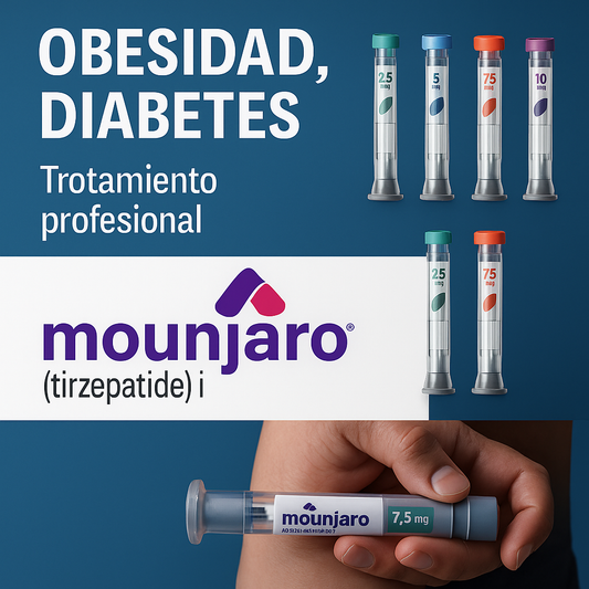 Tratamiento médico con Tirzepatida (Mounjaro™) — Control clínico de la obesidad y la diabetes tipo 2
