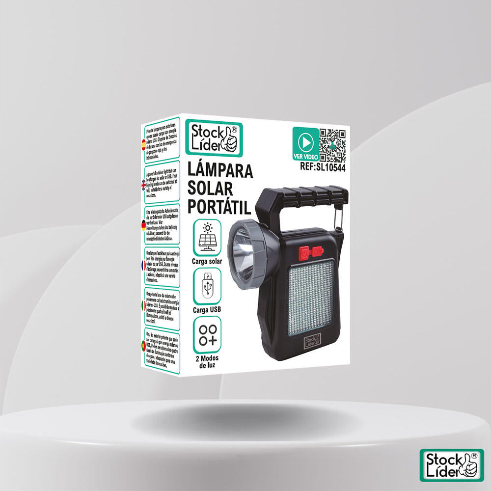 Lámpara solar portátil